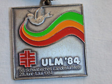 Ulm 84 - 56. Schwäbisches Landesturnfest 28. Juni – 1. Juli 1984 Medaille Plaket