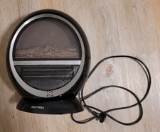 Easymaxx 01505 Heizlüfter Schwarz Kaminoptik 1500W