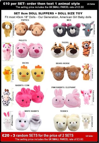 Puppenhausschuhe oder pjs - puppenhausschuhe,