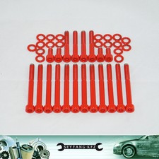 Schrauben Edelstahl rot