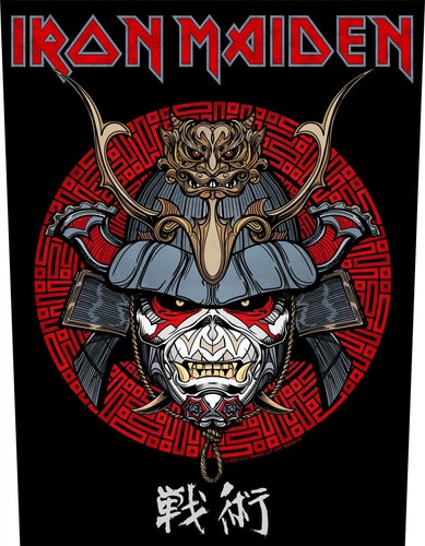 Iron maiden rückenaufnäher - maiden,
