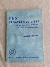 Original ersatzteilliste s - original, f&s