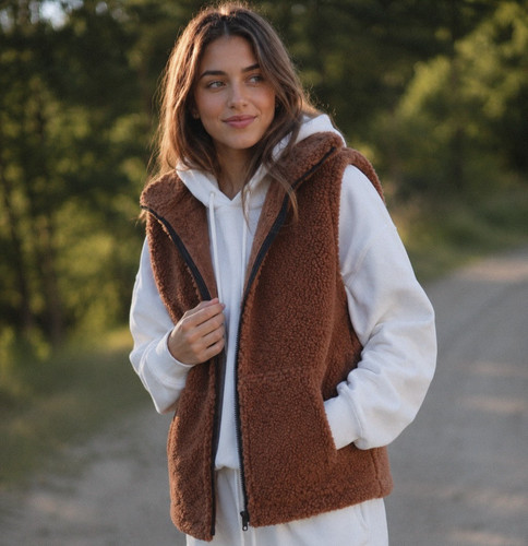 Wollweste damen teddyweste - damen,