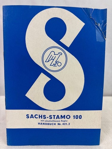 Handbuch sachs stamo - 100, mit