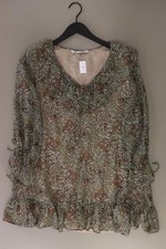 Zara Regular Tunika für Damen Gr. 36, S mit Blumenmuster olivgrün aus Polyester