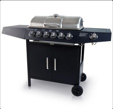 Gasgrill Grillwagen BBQ 6+1  Gaskocher