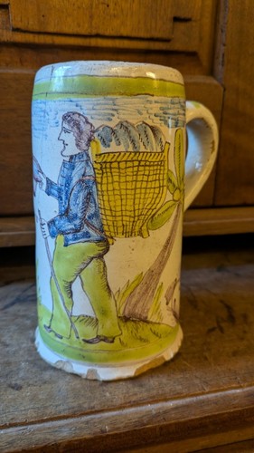 Fayence krug bauer händler - krug,