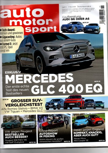 Zeitschrift auto motor und