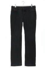 DONNA BY HALLHUBER Straight-Leg Jeans Damen Jeans Gr. DE 38 schwarz Casual-Look