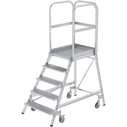Alu podestleiter stufen - alu-podestleiter, 5