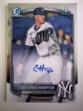 2025 Bowman Chrome Bowman: 1st Bowman Autograph von Chase Hampton (Yankees)