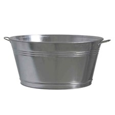 Zinkwanne Ø51xH25cm
