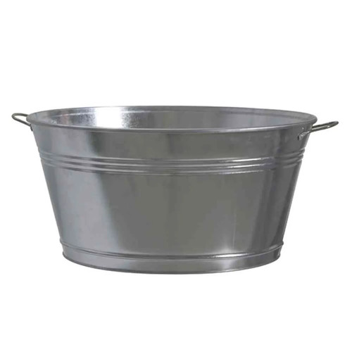 Zinkwanne ø51xh25cm - zinkwanne,
