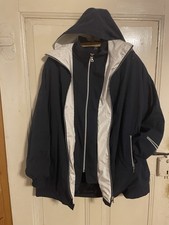 Damen oder Herren Jacke, Gr. 44, blau/weiß