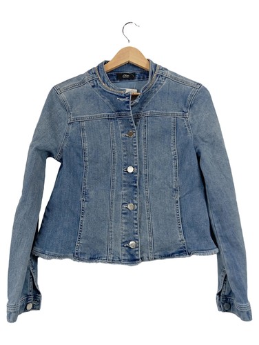 Oliver jeansjacke damen blau - jeansjacke,