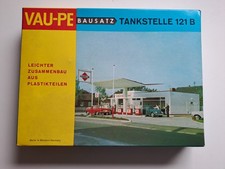 VAU-PE H0 121 B Gasolin Tankstelle Neuwertig Werkstatt Seltene Rarität Vaupe HO
