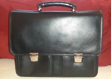 Leder Aktentasche Harolds Herren Schwarz