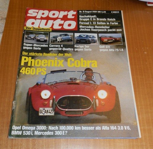 Sport auto 1989 opel - sport, omega