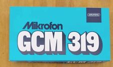 Vintage Grundig GCM 319 Mikrofon 60er Jahre Original OVP Mike Retro NOS