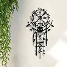 Vegvisir Valknut Runen Metall