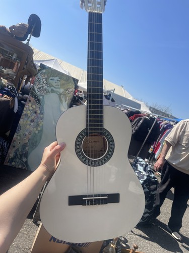 Gitarre lack weiß - gitarre,