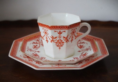 Antike rote vogel wedgwood - antike,