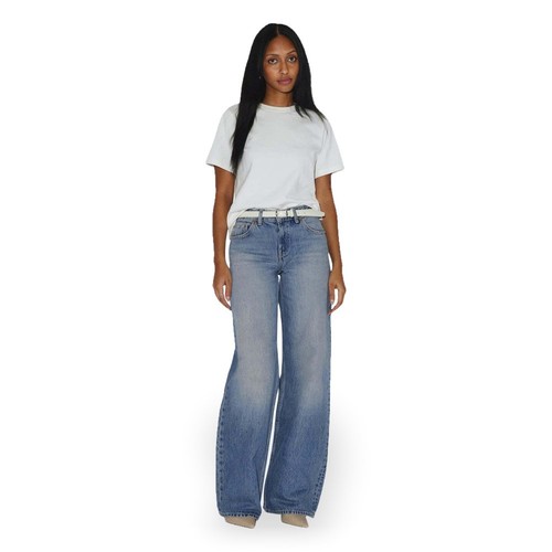 Denim jeans rhue low wide - jeans,