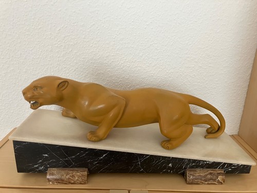 Art déco panther - art,