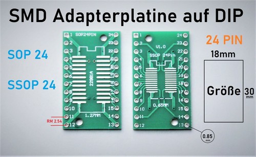 Adapter platine sop24 - adapter,