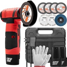 Winkelschleifer, Mini Winkelschleifer, kabellos, 19500 U/min, Akku, Trennschl...