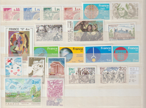 Frankreich posten aus 1981 - frankreich,