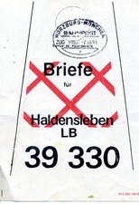 BRD Vorbinde... Bahnpost