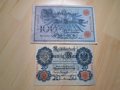 Und 100 mark banknote - 20,