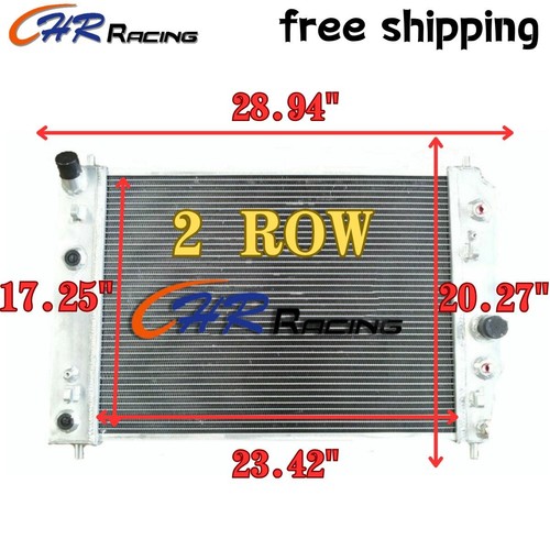 Aluminum radiator for chevy - aluminum,