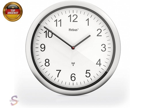 Funk wanduhr lautlos - 26, cm,