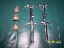 4 Haubenhalter Oldtimer vorkrieg gebraucht 10cm Länge, Top Zustand