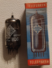 Telefunken ECC808 Röhre NOS OVP same Code Verstärker Studio Audi etc.