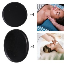 4 Teile/satz Heißer Stein Massage Set Basalt Steine Massage Therapie Spa