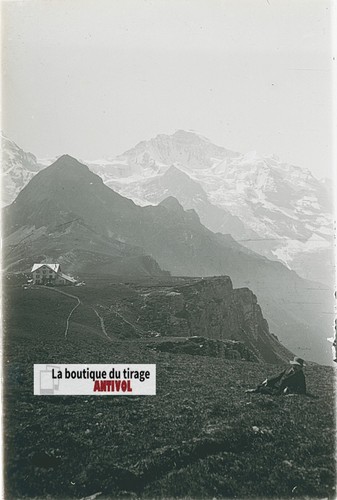Wanderer schweizer alpen - wanderer,,