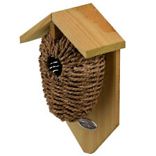 Esschert Design Nistkasten Seegras, Zaunkönig, Vogelhaus, Nestbeutel, NKBS