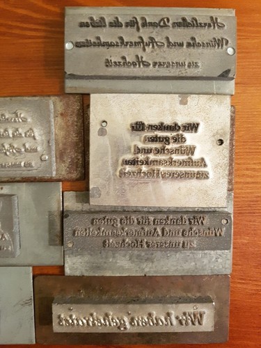 Hochzeits prägestempel - st.,