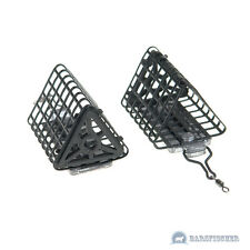 10x FUTTERKORB FEEDER KORB PROFI TRIANGLE GESCHLOßEN BLEI FUTTERKÖRBE FEEDERKORB