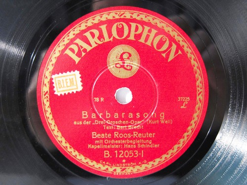 78rpm beate roos reuter - 78rpm, singt