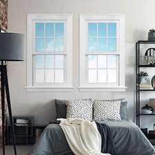 3D Wandtattoo Doppelfenster - Sunny Day OPTISCHE TÄUSCHUNG, selbstklebende Deko