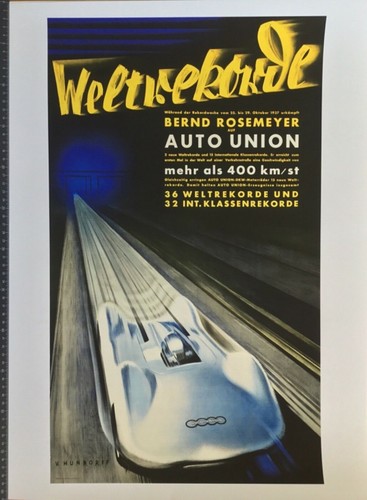 Poster auto union bernd - auto,