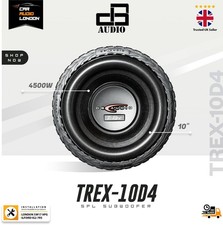 Audio trex 10d4 - db, 4500w