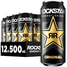 Rockstar Original – Klassischer Energy Drink belebend und erfrischend 12 x 500ml