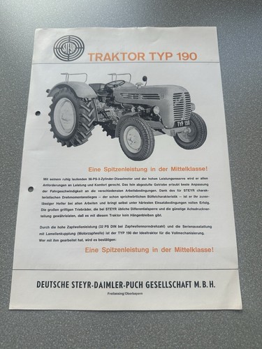 Org steyr schlepper prospekt - org.,