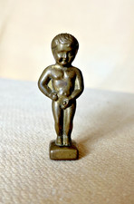 Kleine Messingfigur "Manneken Pis", Figur aus Brüssel