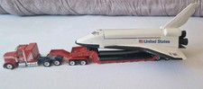 Siku 4016 Peterbilt LKW Truck mit Trailer Tieflader und Space Shuttle Nasa